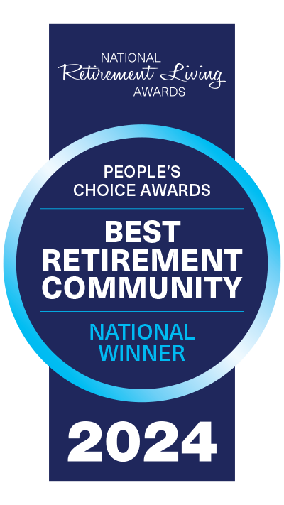 Voted People’s Choice National Award for Best Retirement Community in 2024